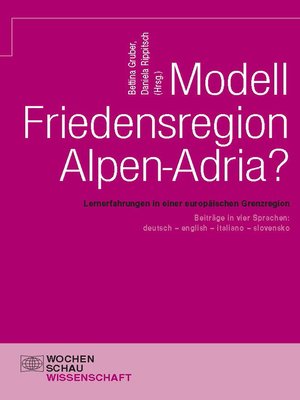 cover image of Modell Friedensregion Alpen-Adria?